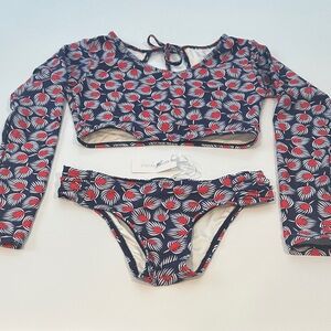 Planet Sea Long Sleeve Bikini